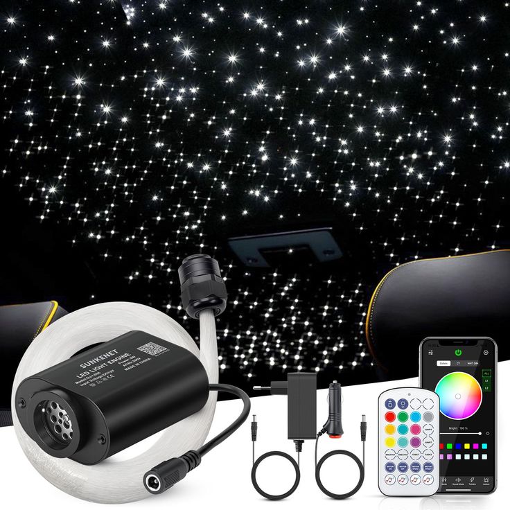 RGB LED Car Roof Starlight Kit