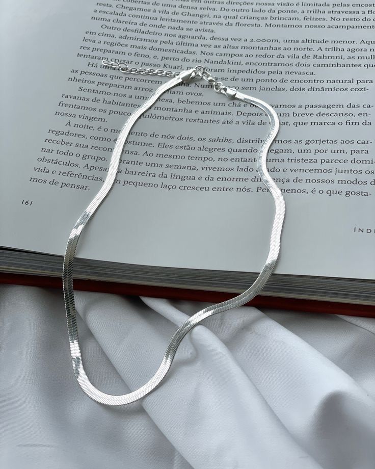Silver Stainless Steel Italian Cuban Chain