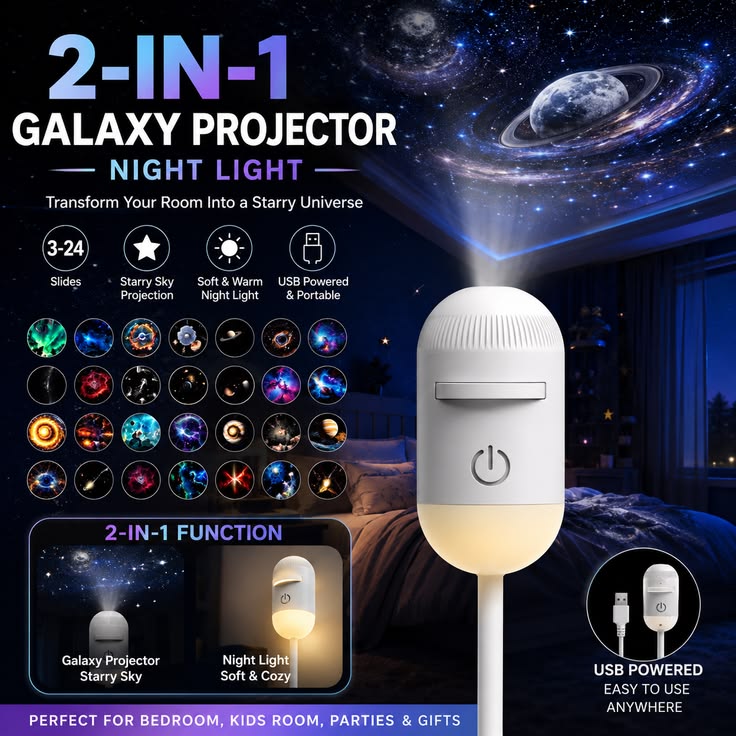 Star Projector – Turn Your Room Into a Galaxy