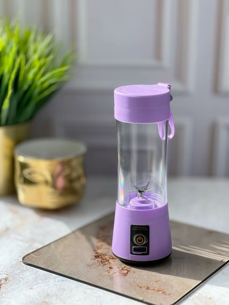 USB Chargeable Juicer Blender 6 Blades 380ml - Portable Juicer Cup & Smoothie Maker