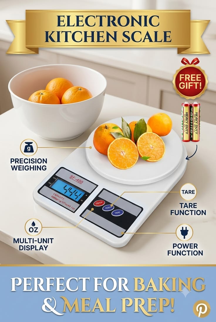 Digital Kitchen Scale – 10kg Capacity