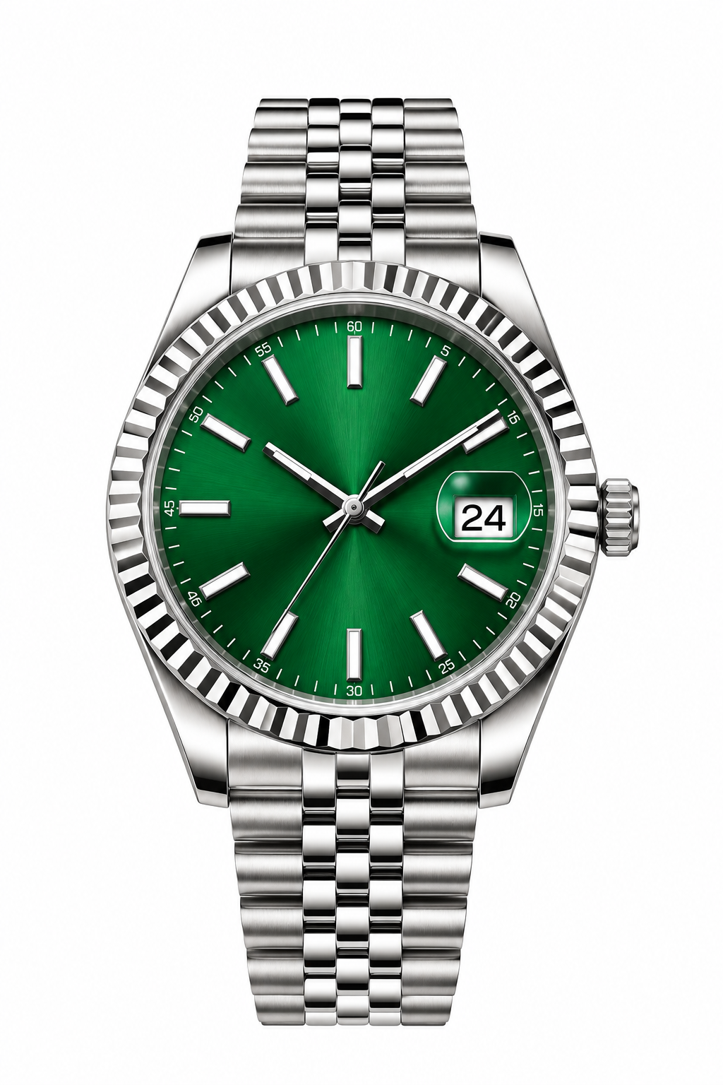Rolex Green Dial Datejust Men's Watch