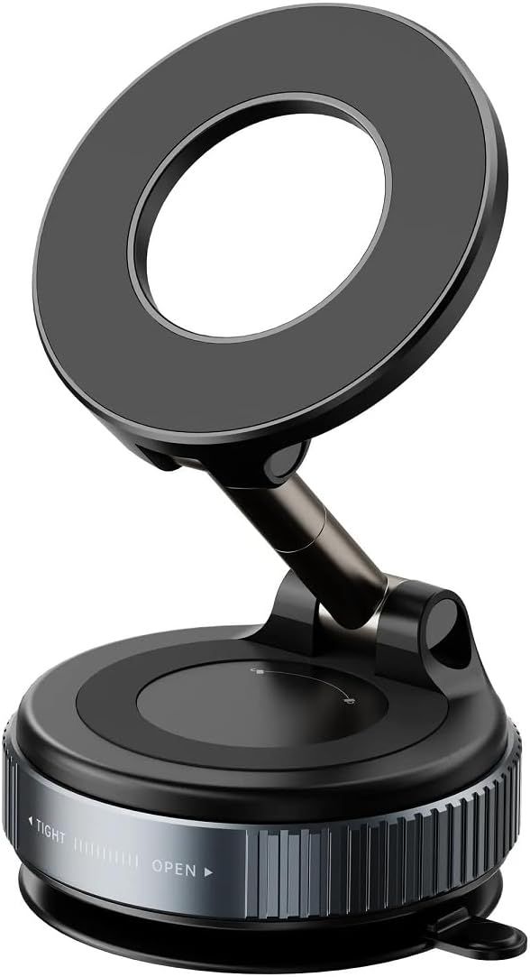 Vacuum Magnetic Car Phone Holder
