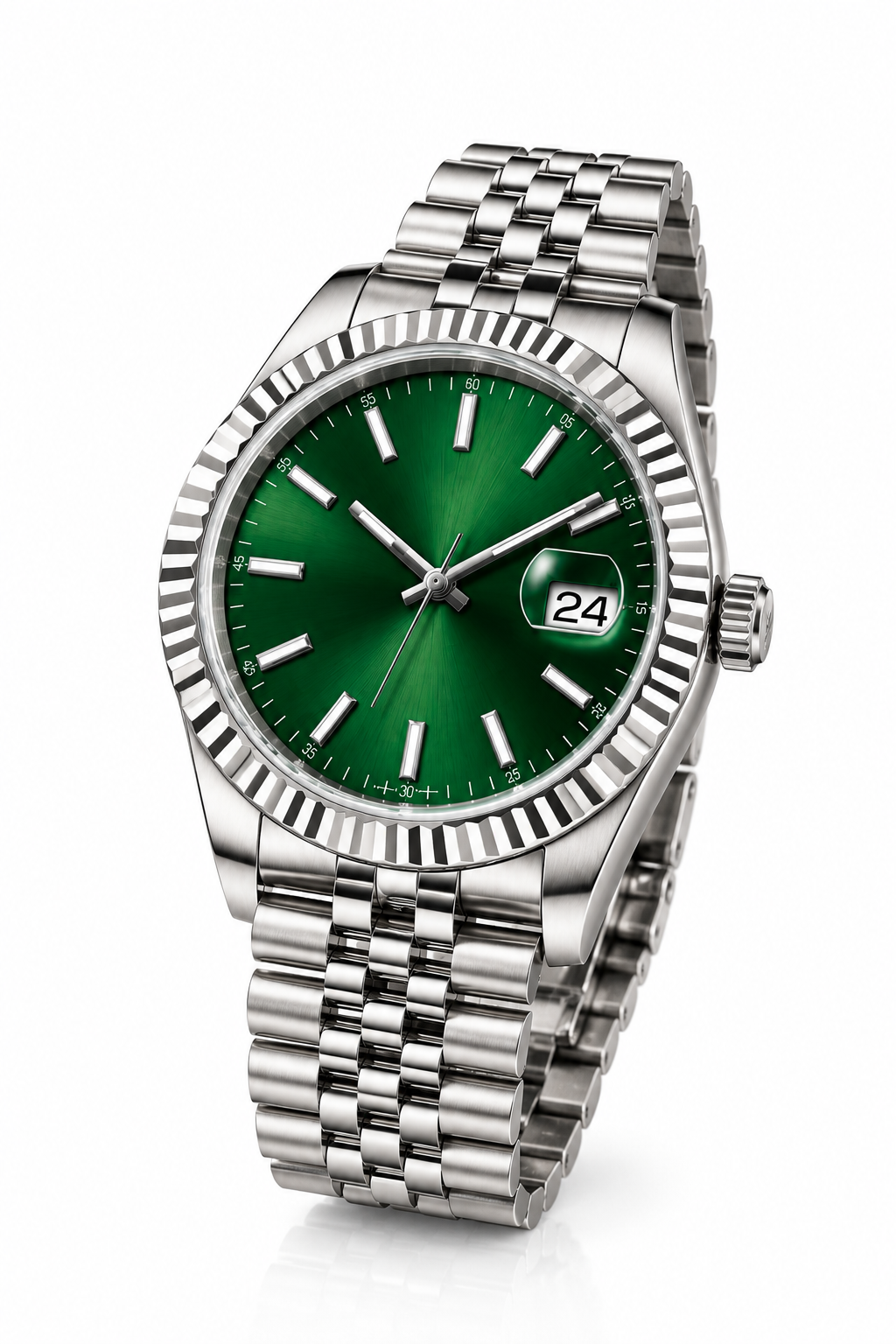 Rolex Green Dial Datejust Men's Watch