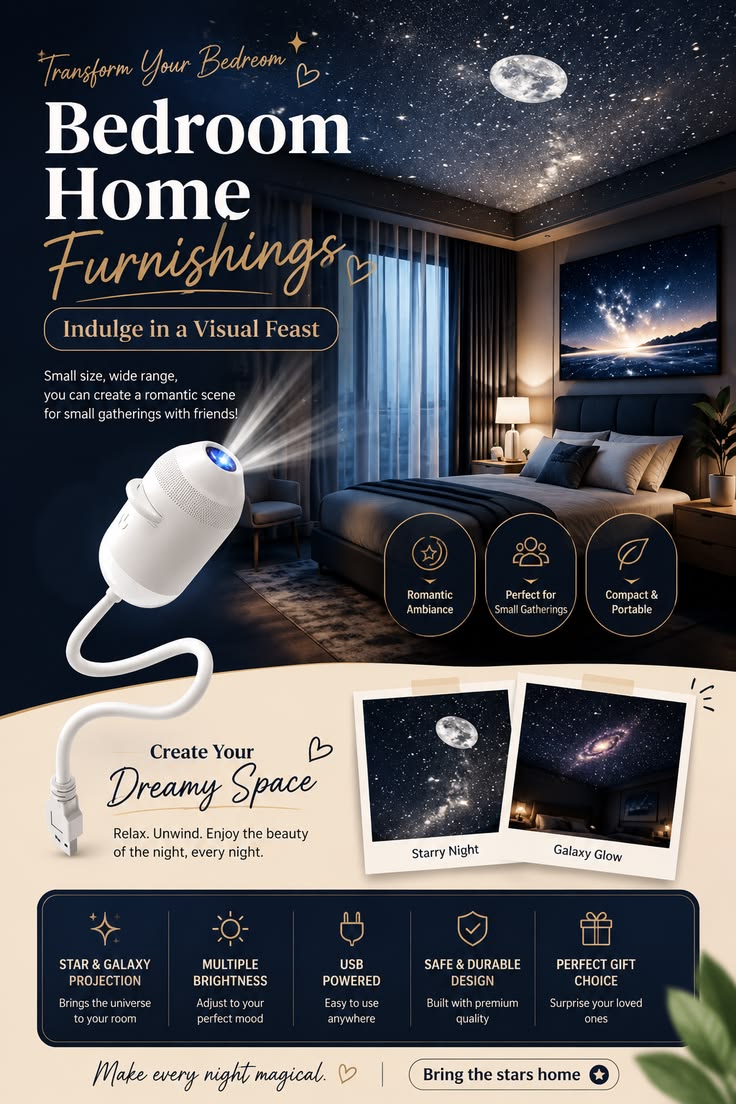 Star Projector – Turn Your Room Into a Galaxy