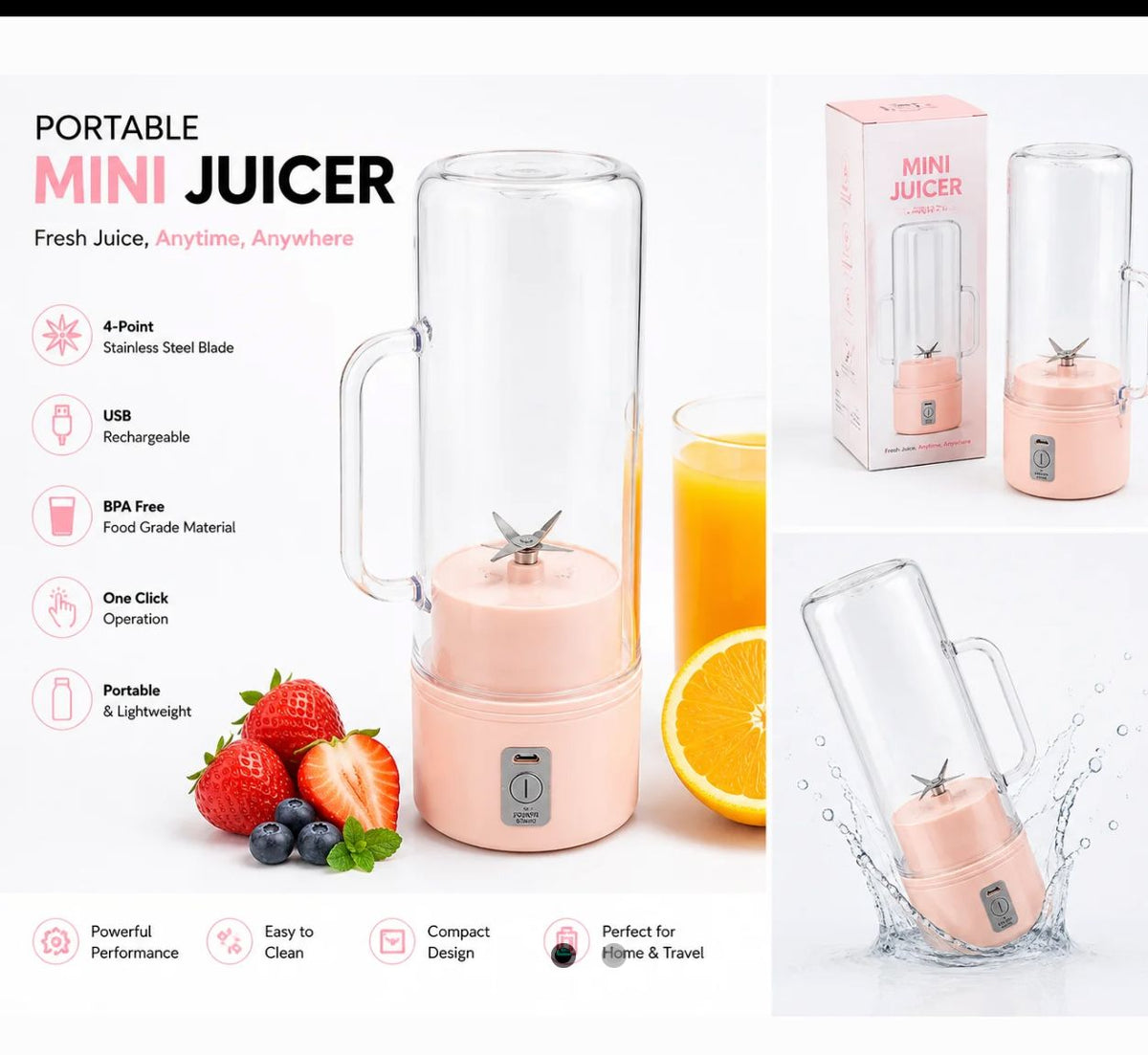 Portable Mini Juicer